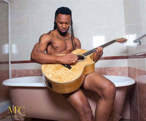 Singer Flavour Almost Naked In New Photo