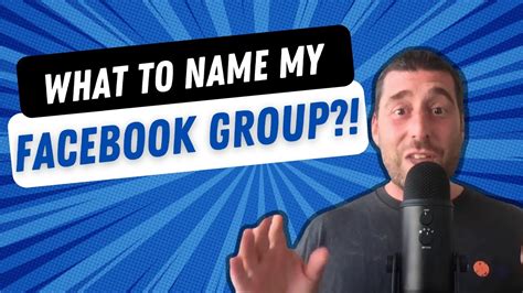 What To Name My Facebook Group Youtube