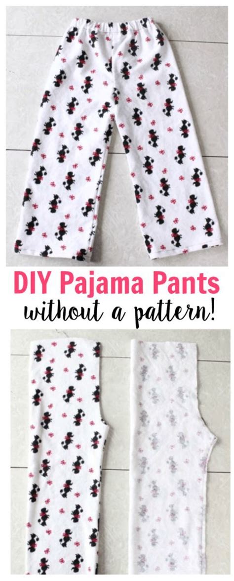 Sewing Tutorial Sew Pajama Pants Without A Pattern Sewing