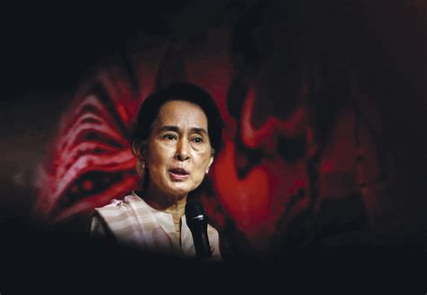 La consécration pour aung san suu kyi? Birmanie. Aung San Suu Kyi verrouille son pays | L'Humanité