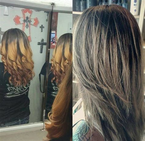 Blonde Before After Honeycomb Salon And Colorlab
