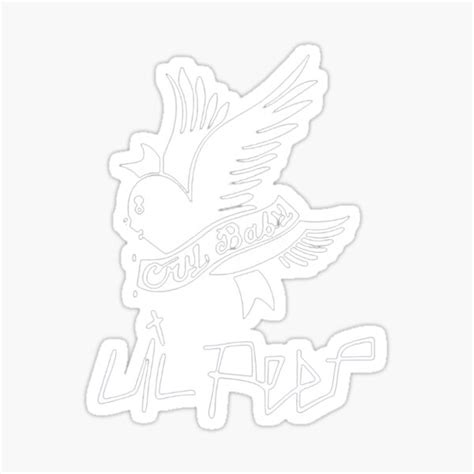 Lil Peep Cry Baby Bird Sticker For Sale By Oktavset Redbubble