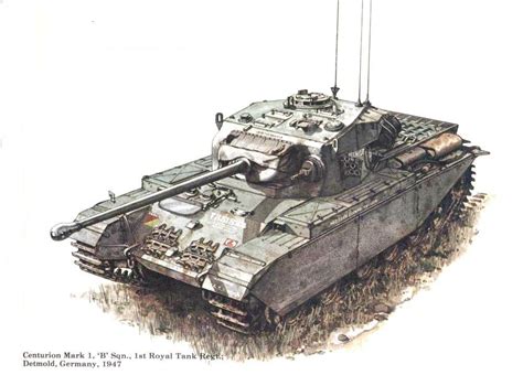 A41 Centurion Mk I British Medium Tank Germany 1947 Tanks