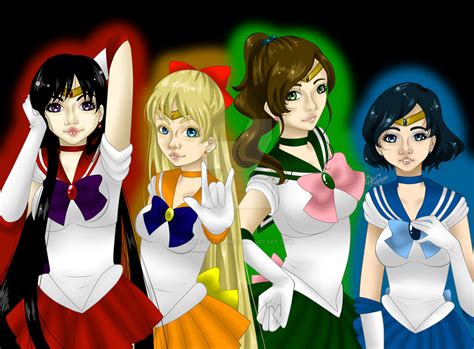 Inner Senshi By Hime Takamura On Deviantart