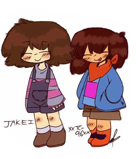 Two Styles Of Frisks By Rabbitsumes On Deviantart
