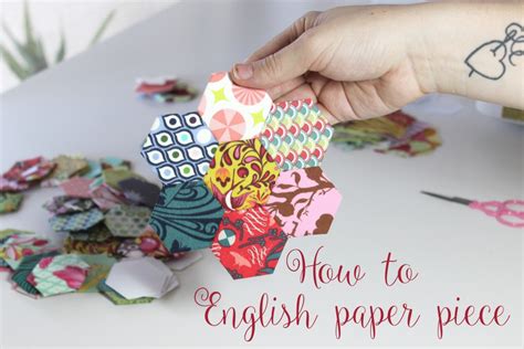 How to English paper piece – Raspberry Spool