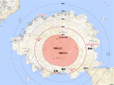 A map (visual representation of an area). 【解説】桜島はこれからどうなるの？と思っているあなたへ ...