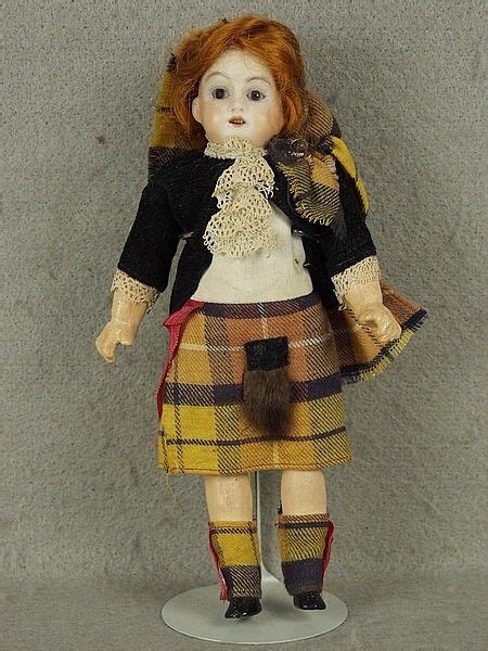 Scottish Costume Doll 1909 Recknagel 1886 Scottish Costume Scottish
