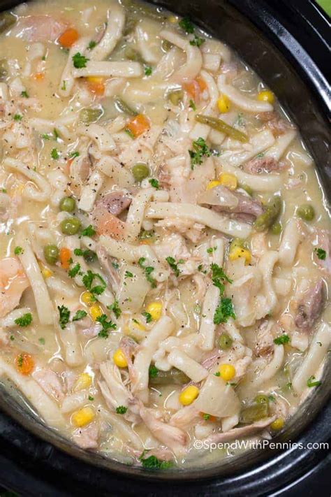 Homemade Chicken And Noodles Reames Crock Pot Mississippi Chicken