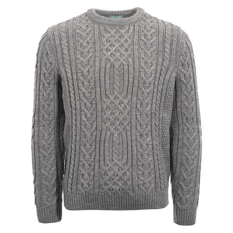None Of The Above Chunky Cable Knit Jumper | Grey | 4842A-GRY