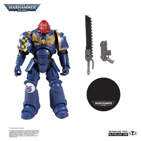 Warhammer 40k Action Figure Space Marine Middle Realm