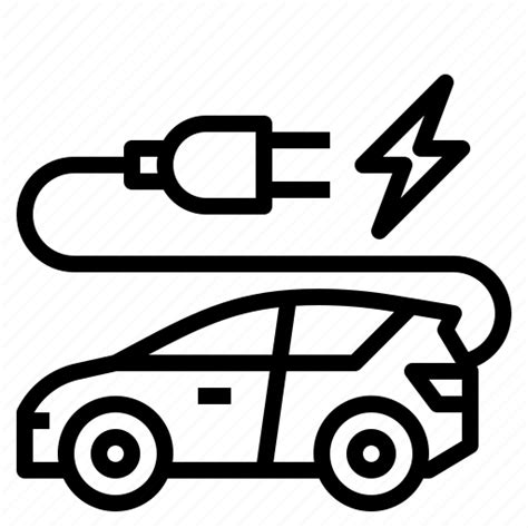 Car Electric Ev Vehicle Icon