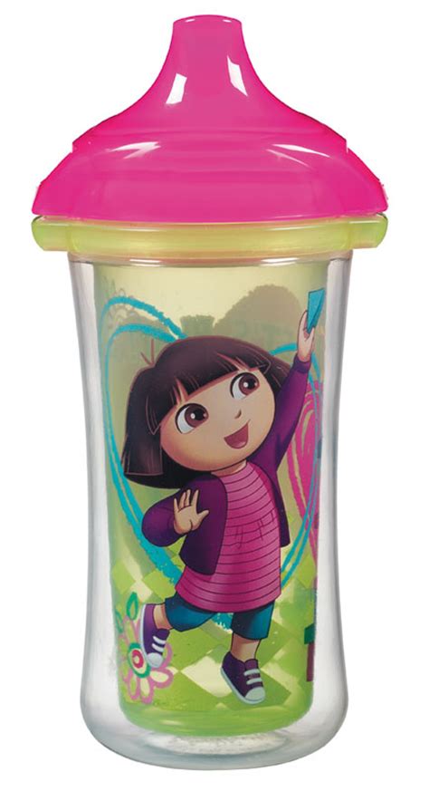 Munchkin Dora The Explorer Click Lock Insulated Sippy Cup 9 Ounce