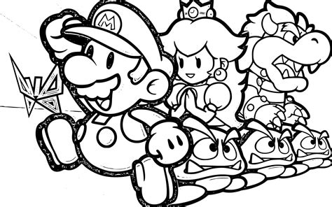 Dibujos De Mario Para Colorear
