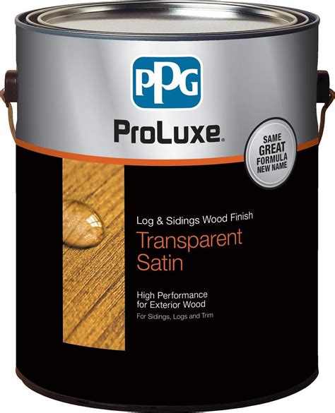 Ppg Proluxe Log And Siding Wood Finish 1 Gallon 005 Natural Oak