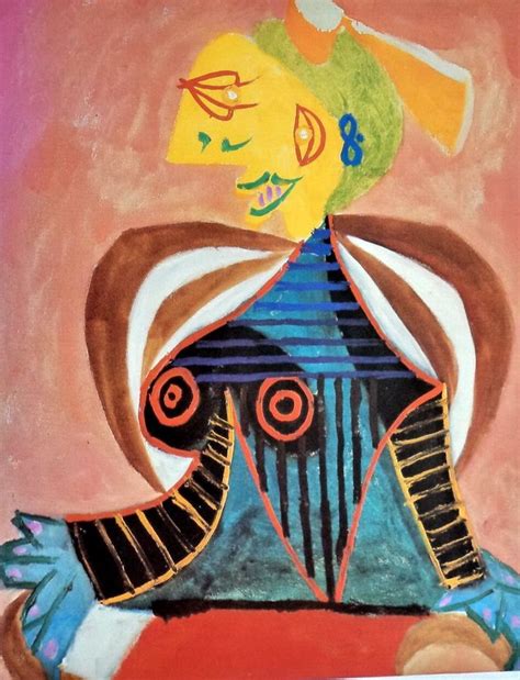 Original 80s Picasso Print Portrait Of Lee Miller Picasso Cubist