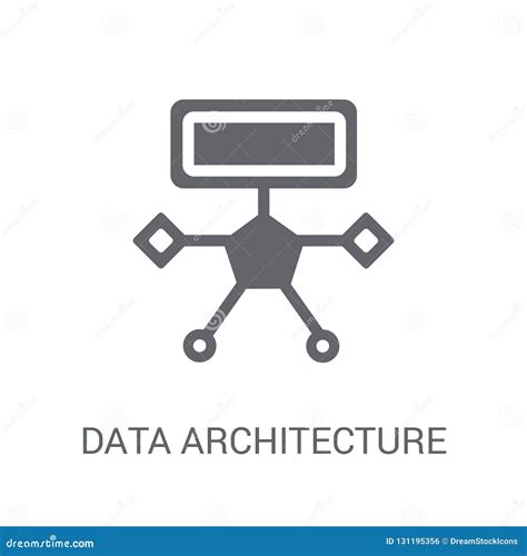 Data Architecture Icon Trendy Data Architecture Logo Concept On Stock