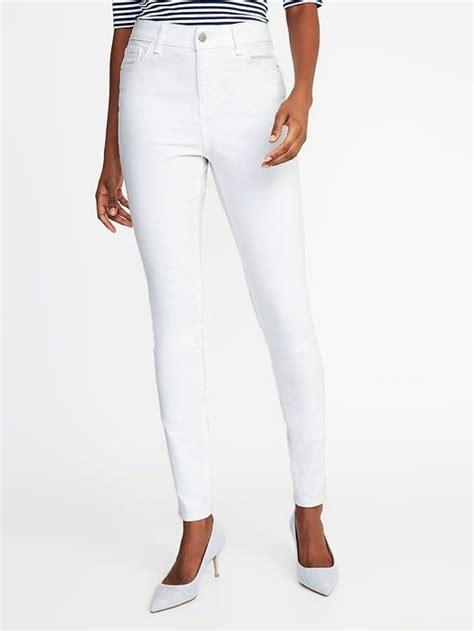 High Rise Clean Slate Rockstar Jeans For Women Best White Jeans