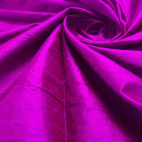 Handwoven Raw Silk Fabrics Buy Online Dark Magenta Raw Silk Fabric Desicrafts