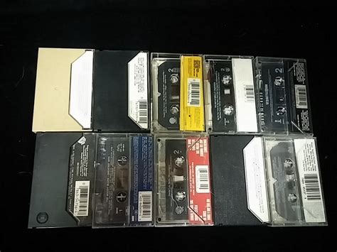 lot of 10 classic rock cassette tapes