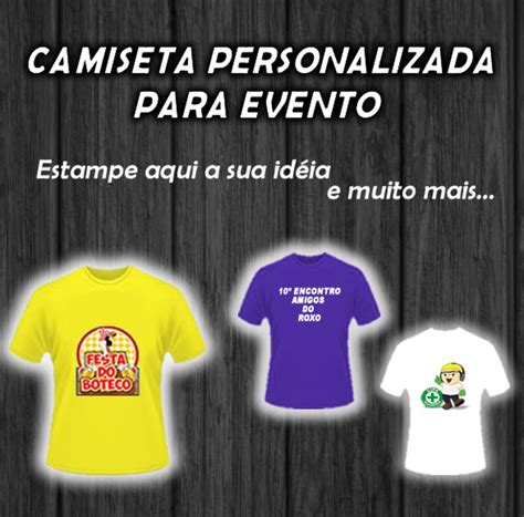 Camiseta Com Evento Personalizada No Elo7 Txjp F74533