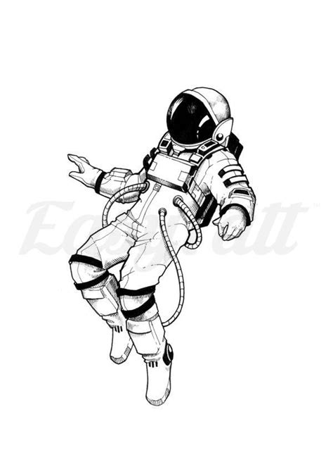 Astronaut Astronaut Drawing Astronaut Art Illustration Space Drawings