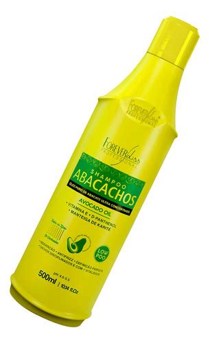 Forever Liss Shampoo Abacachos Óleo De Abacate Low Poo 500ml