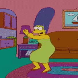 Marge Simpson Gifmarge Simpson Dancing Finn Og Del Gif Er