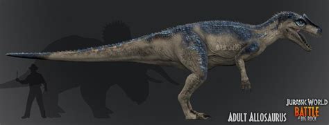 Jurassic World Battle At Big Rock Allosaurus Concept Art I Did Monstros Clássicos