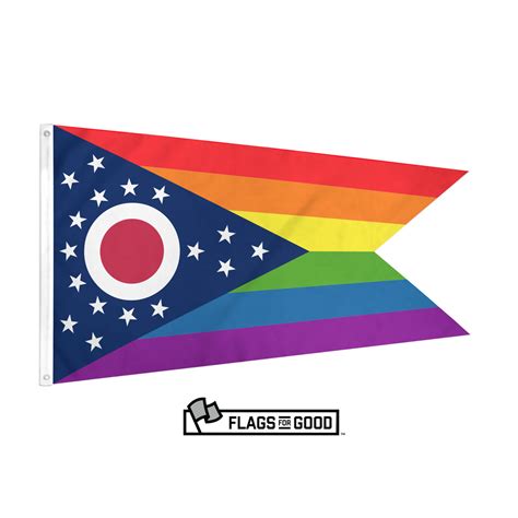 Ohio Lgbtq Pride Flag 1 Donated Flags For Good