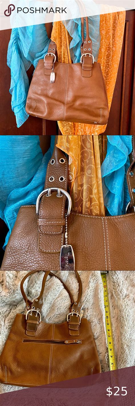 Tignanello Large Brown Leather Handbag Brown Leather Handbags