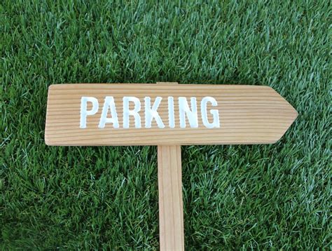 Parking Direction Sign Outdoor Event Signs Parking Sign Etsy Uk
