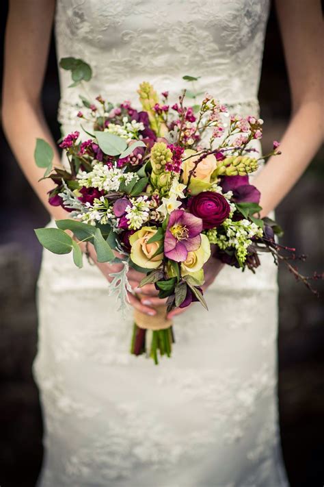 Gorgeous February Wedding Bouquet Loving This Colour Combination By