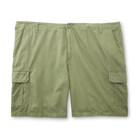 Basic Editions Mens Big And Tall Twill Cargo Shorts Shop Your Way