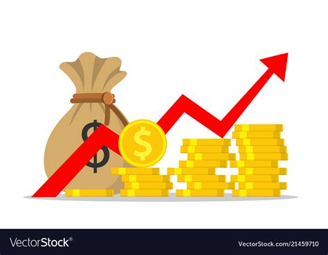 Profit Money Or Budget Royalty Free Vector Image