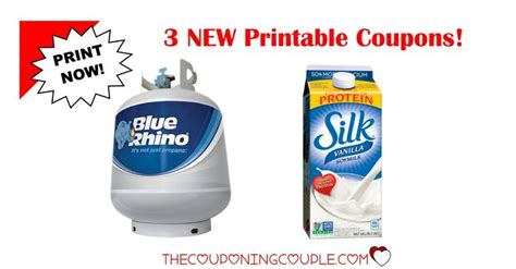 3 New Printable Coupons ~ Blue Rhino And Silk Milk Printable Coupons