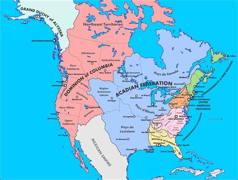 Alternate North America By Keperry012 On Deviantart Map Alternate