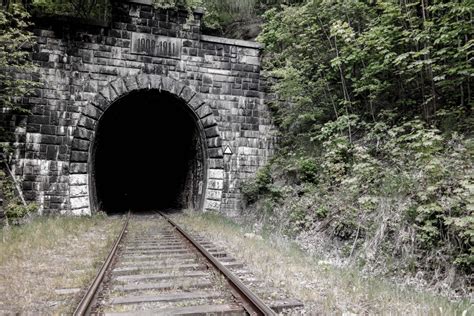 Free Images Track Tunnel Dark Transport Tracks Infrastructure