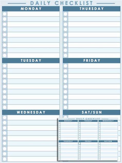It should include a checklist of tasks they must perform and the corresponding times for completing them during the day. Free Daily Work Schedule Templates | Smartsheet