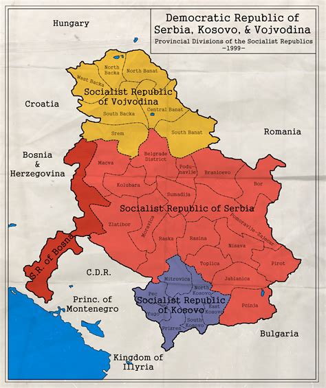Democratic Republic Of Serbia Kosovo I Vojvodina By Zalezsky On