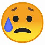 Emoji Sad Face Icon Relieved Android Google