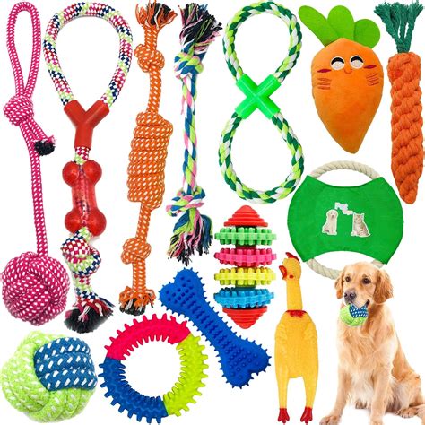 Tonsooze Ensemble Lot De Dejouets Pour Chiens Jouets