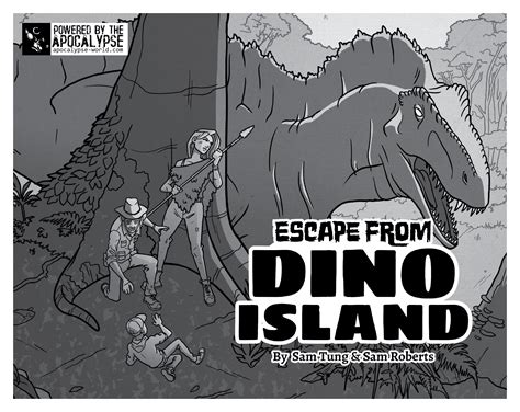 Escape From Dino Island By Sam Roberts Samtung