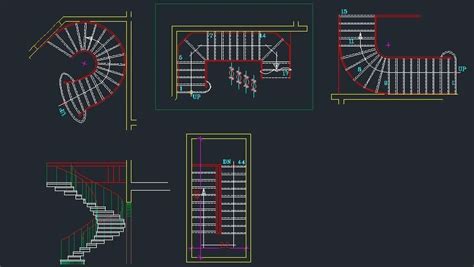 Spiral Staircase Dwg Cad Block In Autocad Download Fr