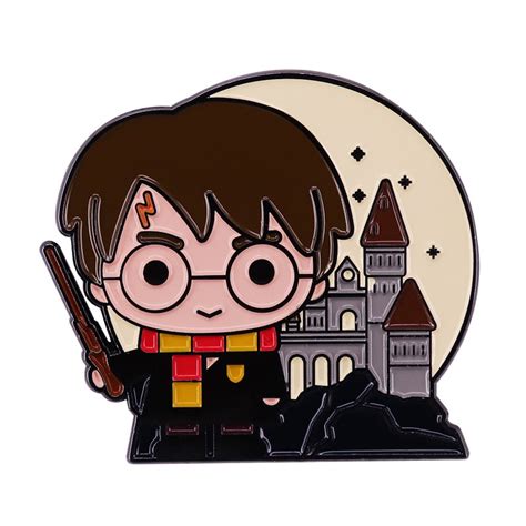 Harry Potter ‘hp Chibi Hogwarts Castle Enamel Pin Shop Enamel Pins