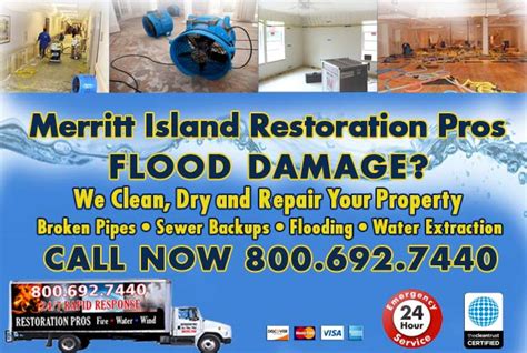 Flood Cleanup Water Damage Restoration Merritt Island Florida