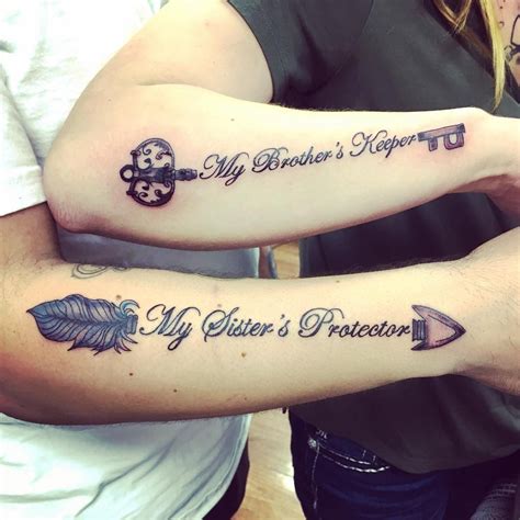 59 Super Cool Sibling Tattoo Ideas to Express Your Sibling Love | Sibling tattoo ideas, Sibling ...