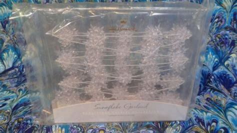 2001 Hallmark Frostlight Faeries Collection Snowflake Garland Never