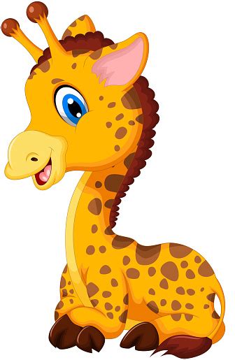 It's high quality and easy to use. Cute Baby Giraffe Cartoon Sitting Stock Illustration ...