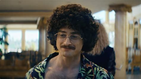 daniel radcliffe stars as “weird al” yankovic in first trailer for upcoming biopic watch